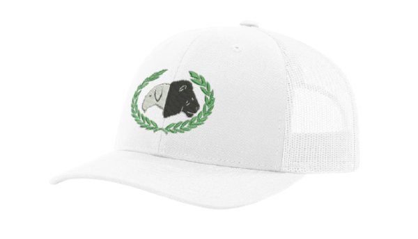 White Asaya Zoe Baseball Hat